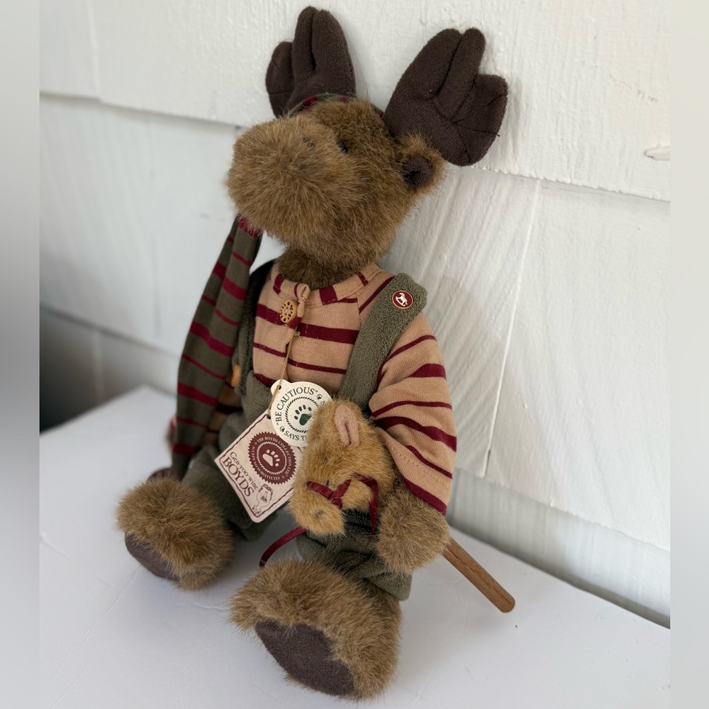 Vintage Boyds Bears Morton Elfbeary Moose - Picture 2 of 9